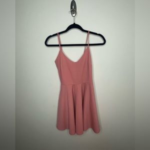 Teen spaghetti strap sundress pink size Small